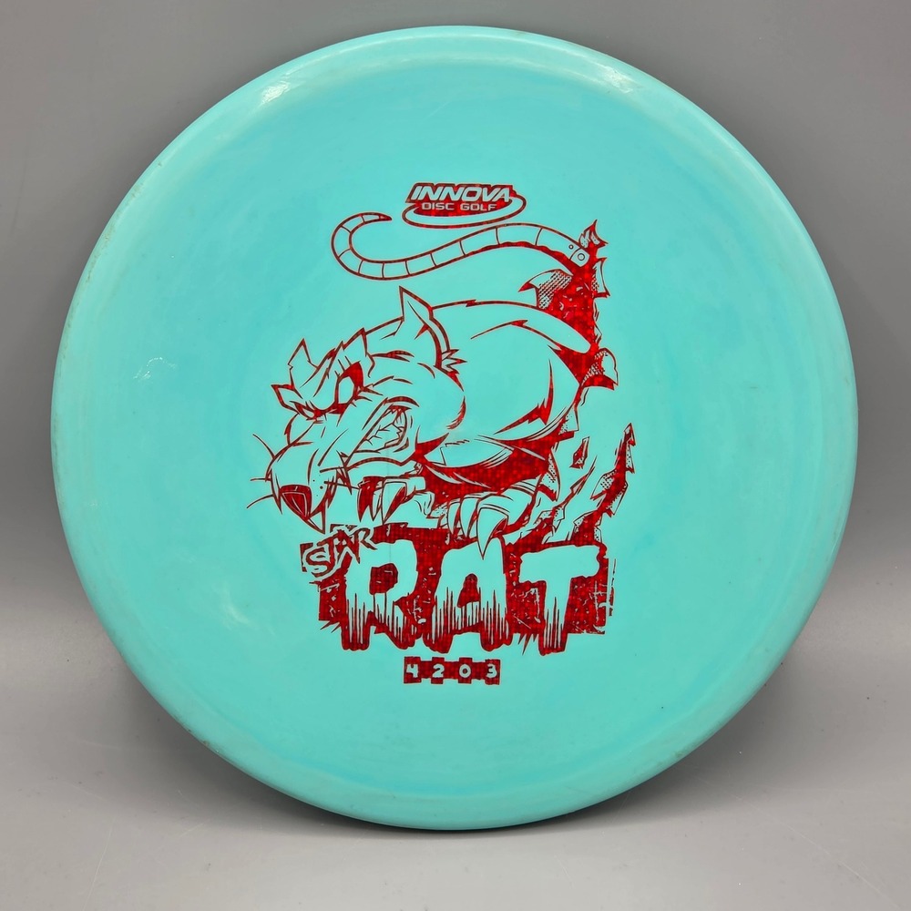 Innova Disc Golf Mid 170g Teal Star Rat Overstable Approach Putter Old Stamp